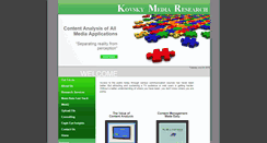 Desktop Screenshot of kovskymediaresearch.com