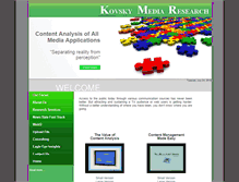 Tablet Screenshot of kovskymediaresearch.com